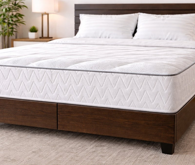 ريكسال هوم **مرتبة Rexal Home Dream Craft بنوابض جيبية 7 مناطق 90 × 200 × 24 سم – متوسطة الصلابة، سرير مفرد، عزل الحركة، قماش محبوك فاخر مع طبقات فوم مريحة** - Image 2